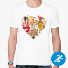 Мужская спортивная футболка