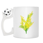 Кружка с футбольным мячиком