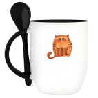 Кружка с ложкой