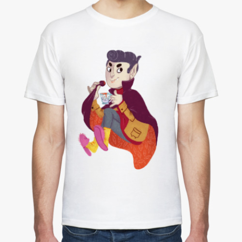 Футболка с принтом Вампир