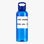 Прозрачная спортивная бутылка