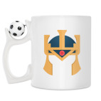 Кружка с футбольным мячиком