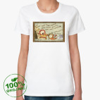 Женская футболка органик