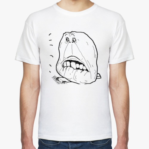 Футболка с принтом Oh Shit