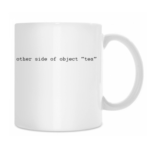 Кружка с принтом Для чая (!)