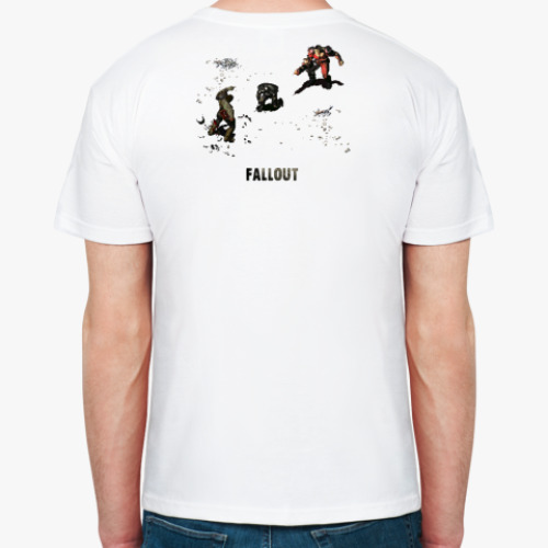 Футболка с принтом  fallout мутанты