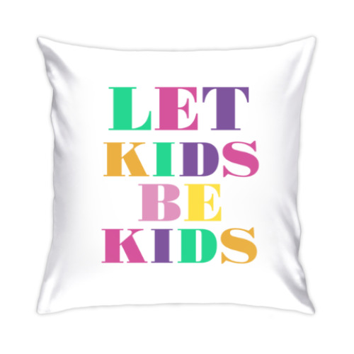 Подушка с принтом Детство