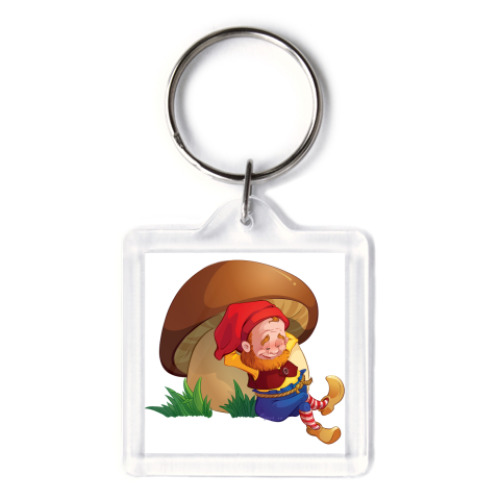 Брелок с принтом  Гном