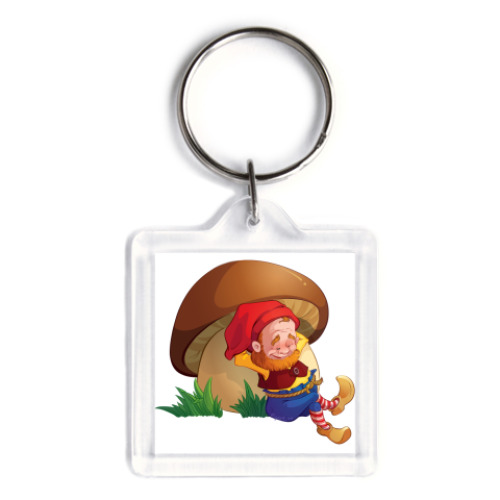 Брелок с принтом  Гном