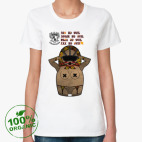 Женская футболка органик