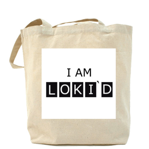 Сумка шоппер с принтом Локи