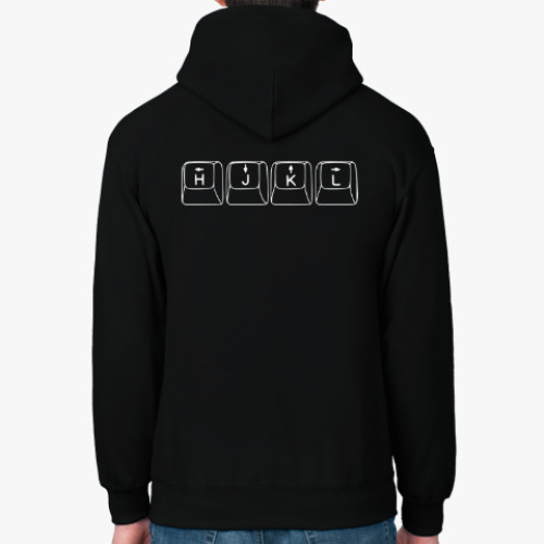 Толстовка худи с принтом vim the editor