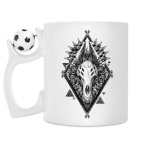 Кружка с футбольным мячиком