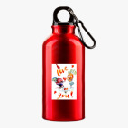 Металлическая бутылка 400 мл UV-DTF