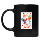 Кружка цветная UV-DTF