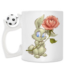 Кружка с футбольным мячиком