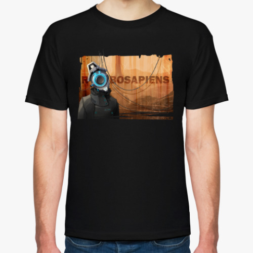 Футболка с принтом робосапиенс