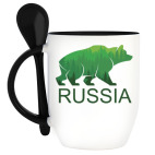 Кружка с ложкой