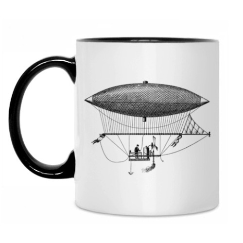 Кружка с принтом Дирижабль