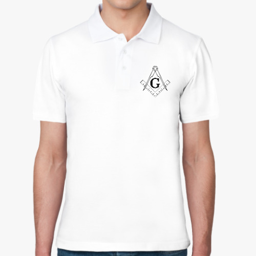 Рубашка поло с принтом 'Масон'