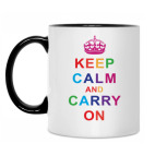 Кружка двухцветная