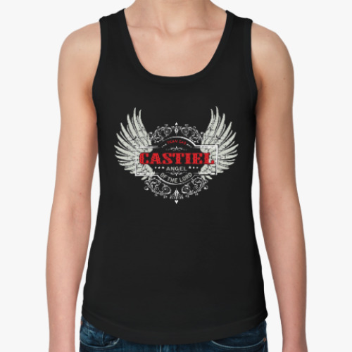 Женская майка с принтом Кастиэль Сверхъестественное