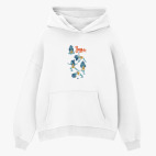 Толстовка худи оверсайз