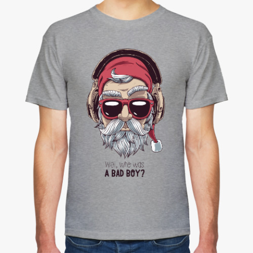 Футболка с принтом Who was a bad boy?