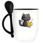 Кружка с ложкой