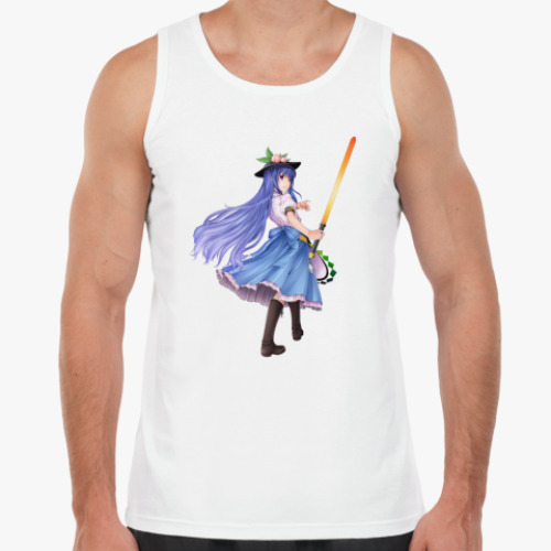 Майка с принтом  Тенши