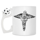 Кружка с футбольным мячиком