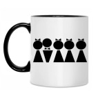 Кружка двухцветная