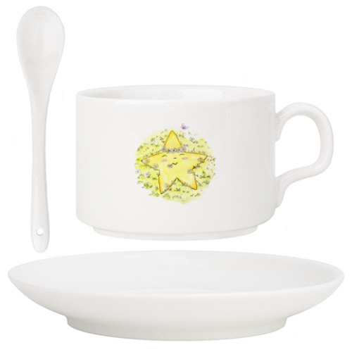 Кофейный набор с принтом Звезда