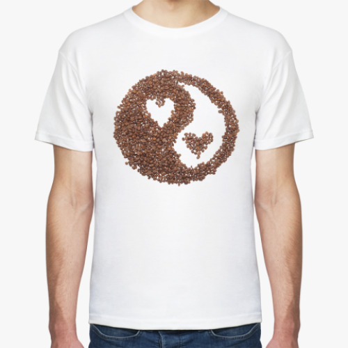 Футболка с принтом Кофе