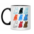 Кружка двухцветная