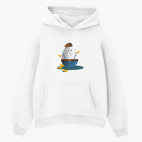 Толстовка худи оверсайз