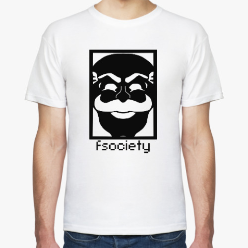 Футболка с принтом fsociety mr.robot мистер робот