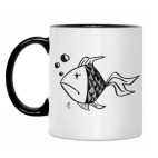 Кружка двухцветная