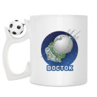 Кружка с футбольным мячиком