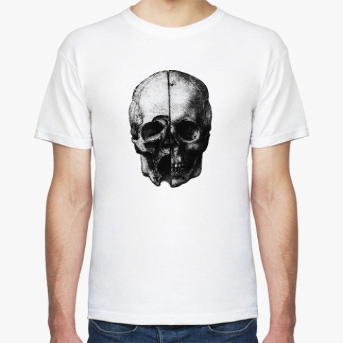 Футболка с принтом Череп