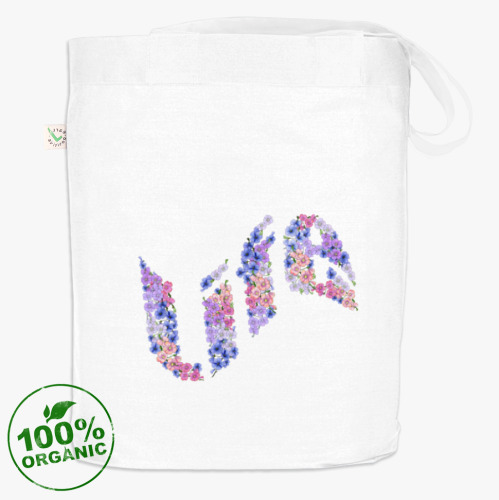 Сумка шоппер с принтом Жизнь