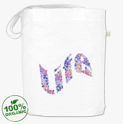 Сумка шоппер с принтом Жизнь