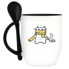 Кружка с ложкой