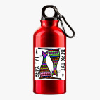 Металлическая бутылка 400 мл UV-DTF