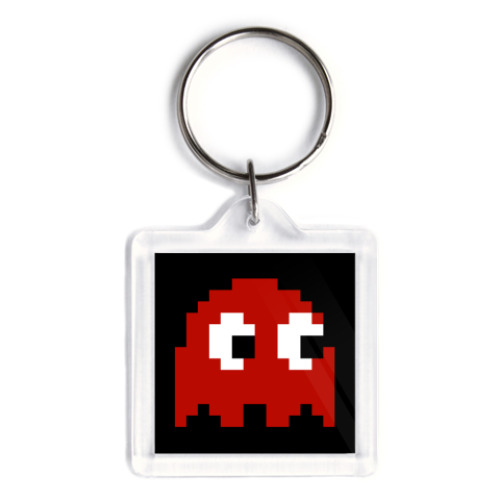 Брелок с принтом Pacman Blinky