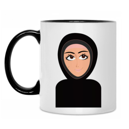 Кружка с принтом Мусульманка