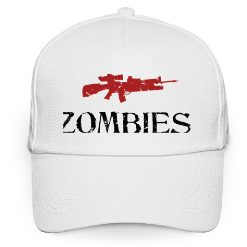 Кепка бейсболка с принтом I mgun ZOMBIES