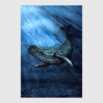 Кит акварелью