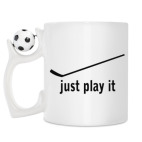 Кружка с футбольным мячиком