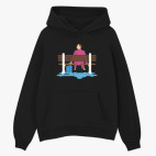 Толстовка худи оверсайз